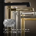 Kohler 13132-3A-BN Pinstripe Pure Widespread Lav Faucet