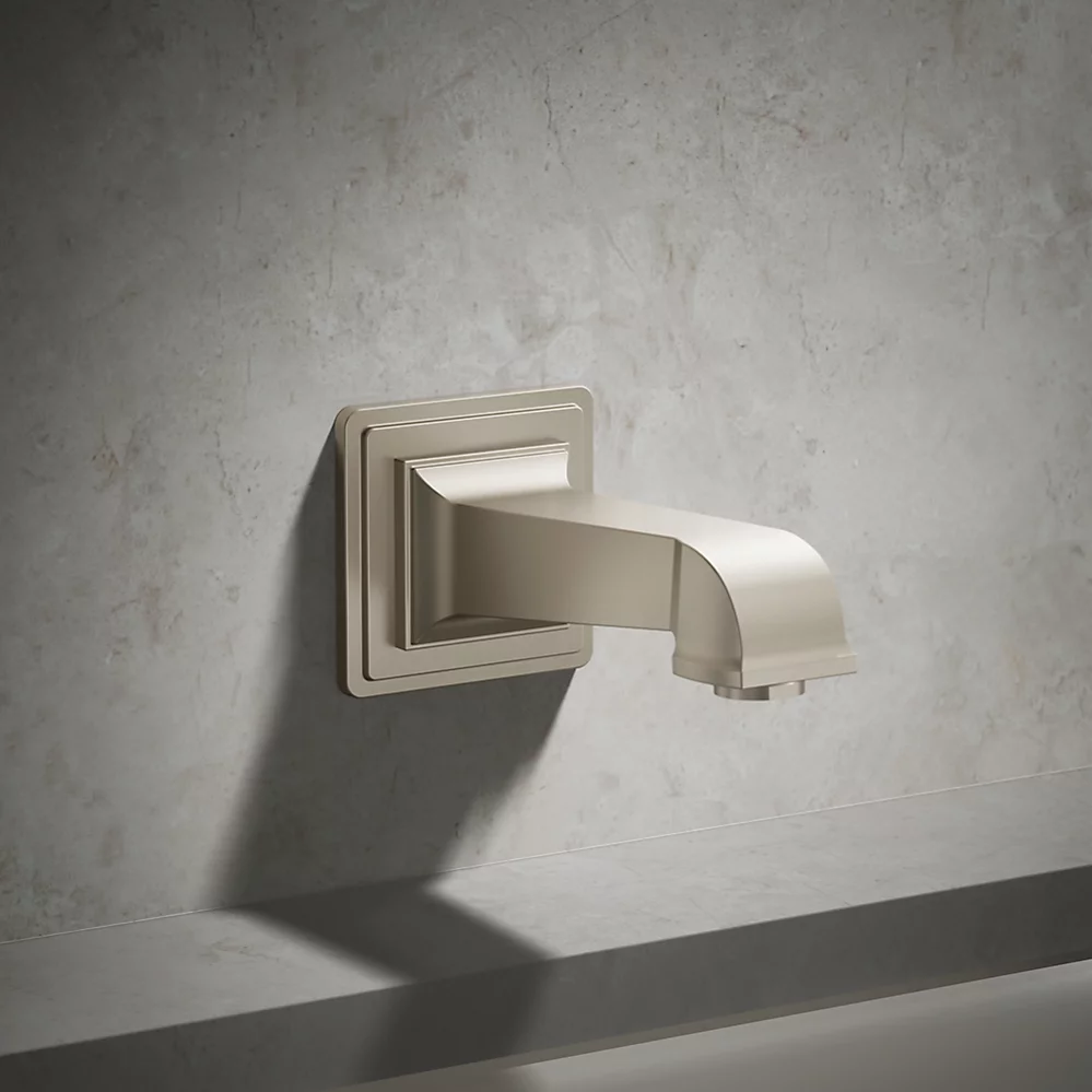Kohler 13139-A-BN Pinstripe Pure, Wall Mount Spout