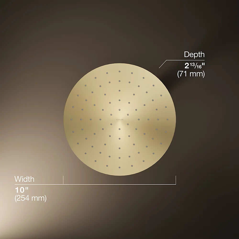 Kohler 13689-AF 10 Contemporary Round Rain Showerhead