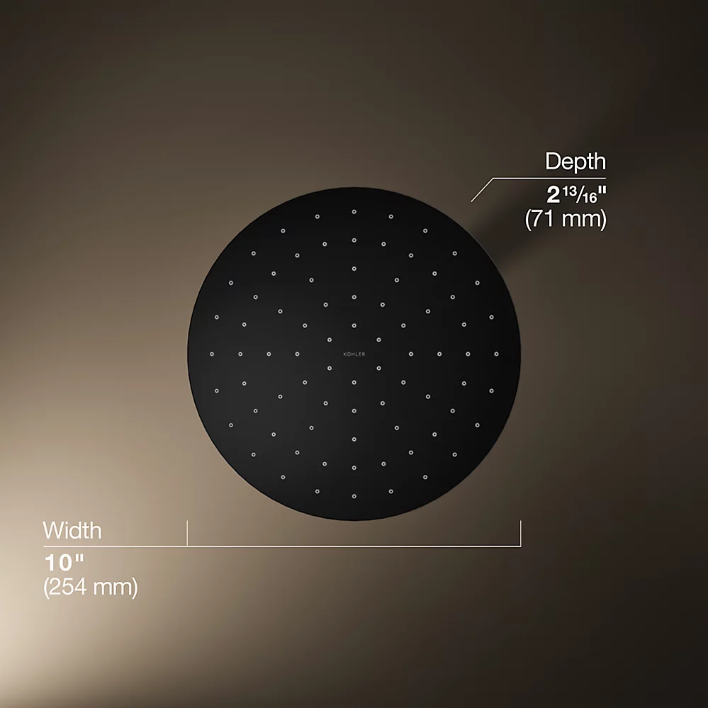 Kohler 13689-BL 10 Contemporary Round Rain Showerhead
