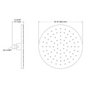 Kohler 13689-G-BN 10 Contemporary Round Rain Shwhd,1.75Gpm