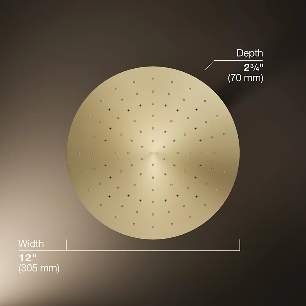 Kohler 13690-AF 12 Contemporary Round Rain Showerhead