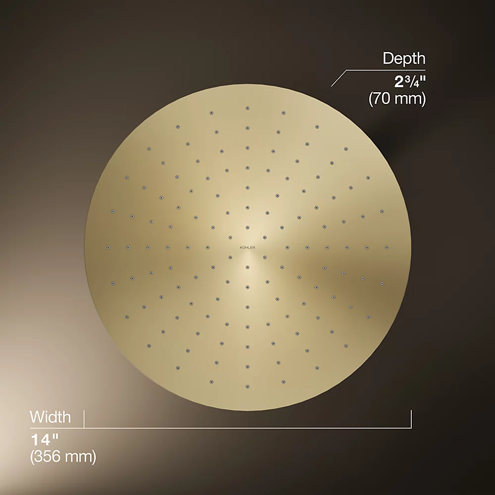 Kohler 13691-AF 14 Contemporary Round Rain Showerhead
