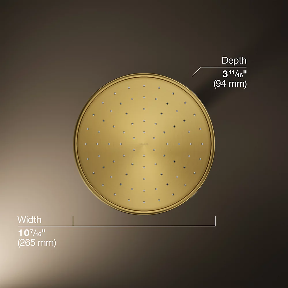 Kohler 13693-2MB 10 Traditional Round Rain Showerhead