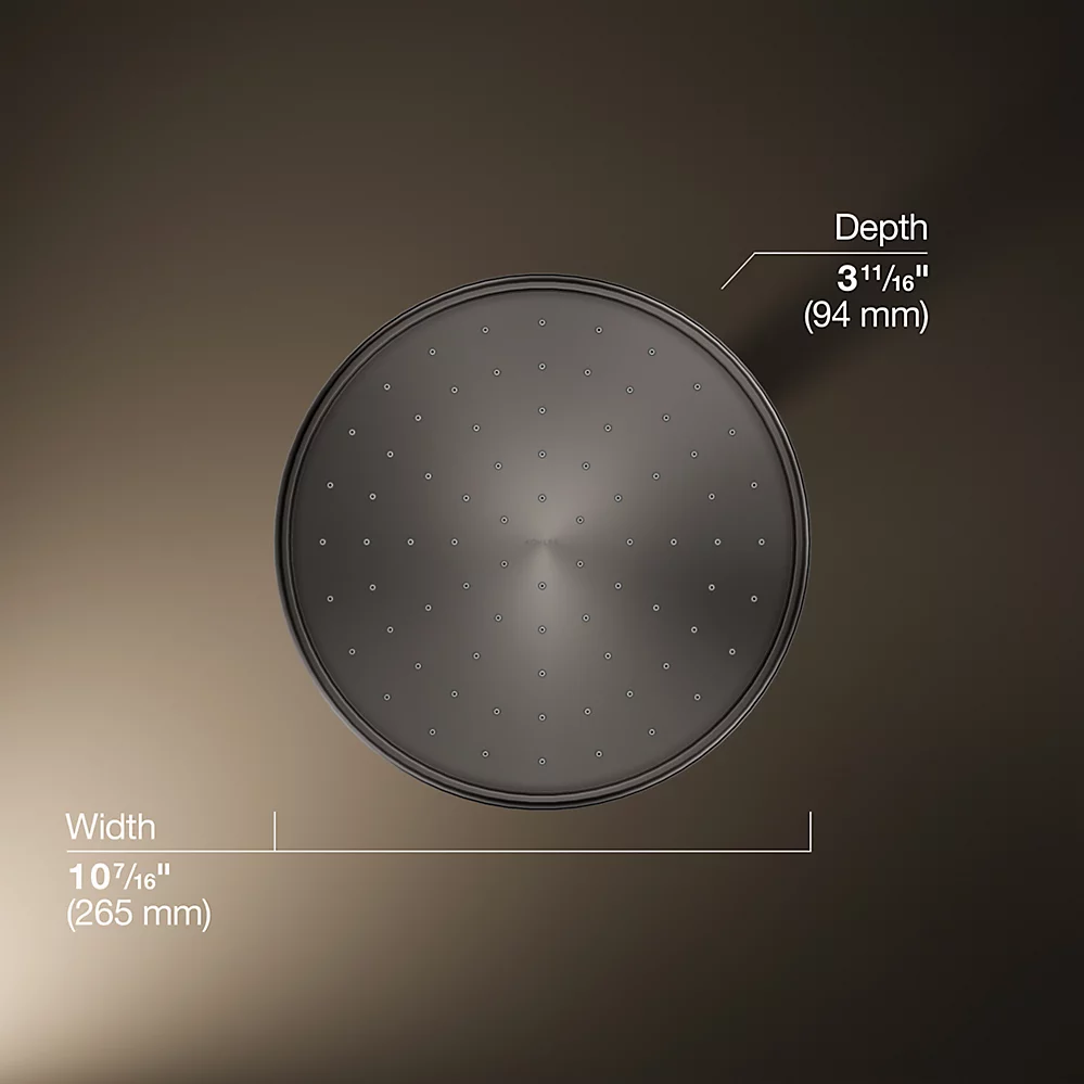 Kohler 13693-TT 10 Traditional Round Rain Showerhead