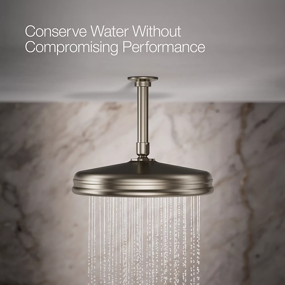 Kohler 13693-G-BN 10 Traditional Round Rain Shwhd, 1.75Gpm