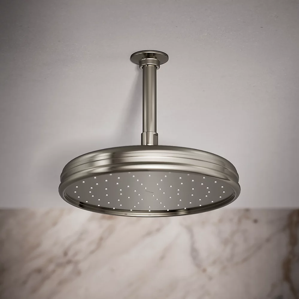 Kohler 13693-G-SN 10 Traditional Round Rain Shwhd, 1.75Gpm