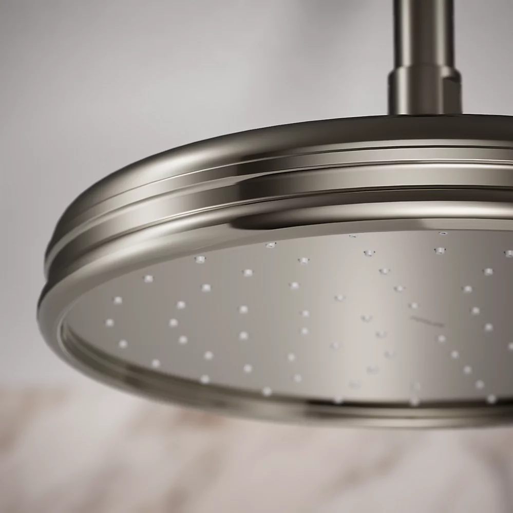 Kohler 13693-G-SN 10 Traditional Round Rain Shwhd, 1.75Gpm