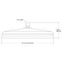 Kohler 13694-BN 12 Traditional Round Rain Showerhead