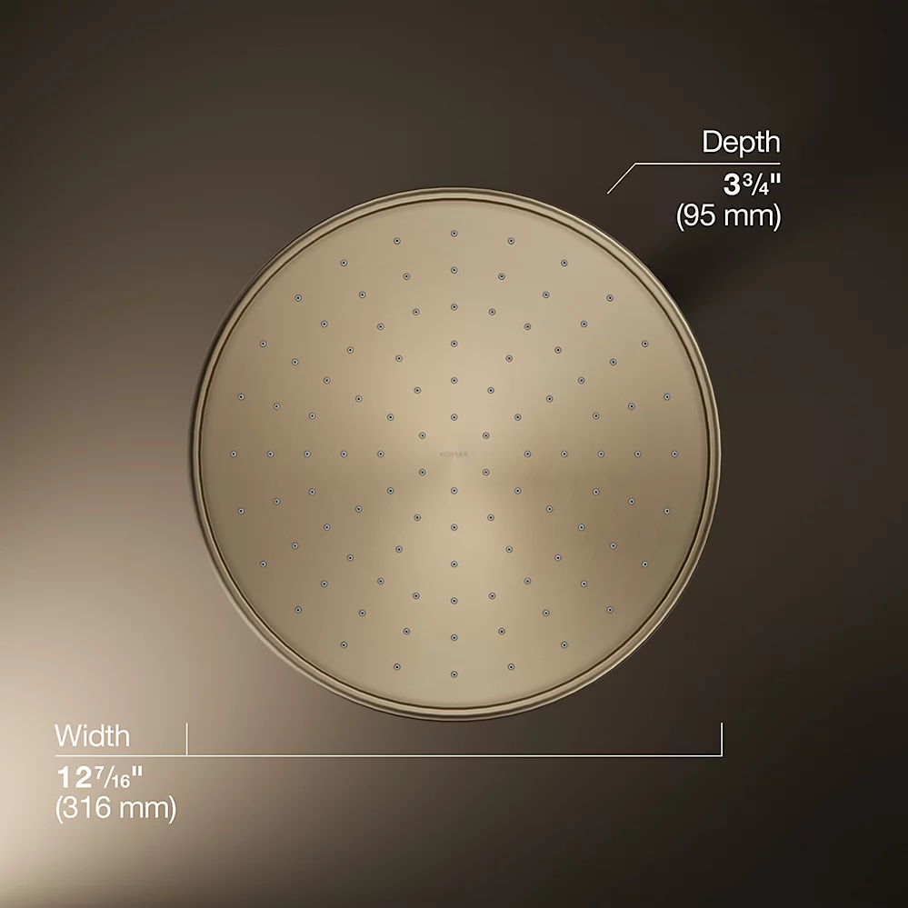 Kohler 13694-BV 12 Traditional Round Rain Showerhead