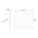 Kohler 13696-G-BN 10 Contemporary Sq Rain Shwhd,1.75Gpm