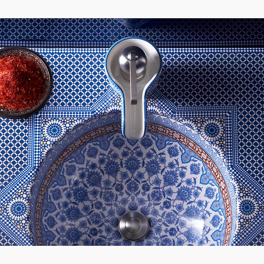 Kohler 14031-BU-96 Marrakesh Vit. Countertop, 1-Hole