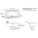 Kohler 1417-0 Memoirs 6' Bath W/Front Drain