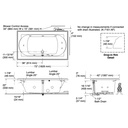 Kohler 1418-JHH-96 Memoirs 6' Flexjet Whirlpool