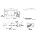 Kohler 1418-M-0 Memoirs 6' Massage Package Whirlpool
