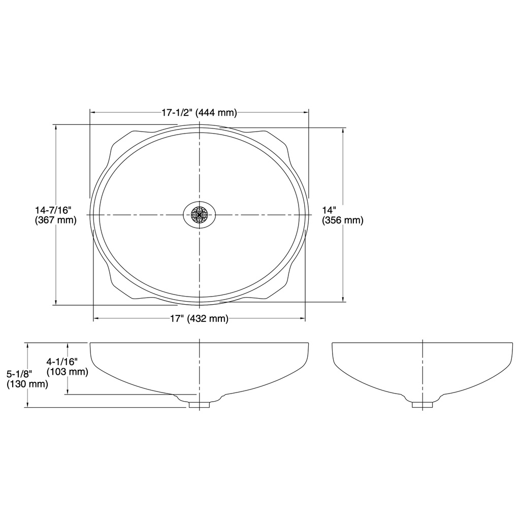 Kohler 14297-MP1 Lilies Lore Undercounter Lav