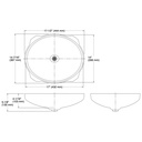 Kohler 14297-MP1 Lilies Lore Undercounter Lav