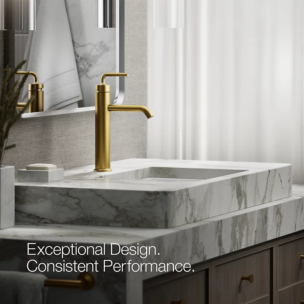 Kohler 14404-4A-2MB Purist Single Control Lavatory Faucet
