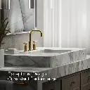 Kohler 14406-4-2MB Purist Lavatory Faucet Vibrant Brushed Moderne Brass