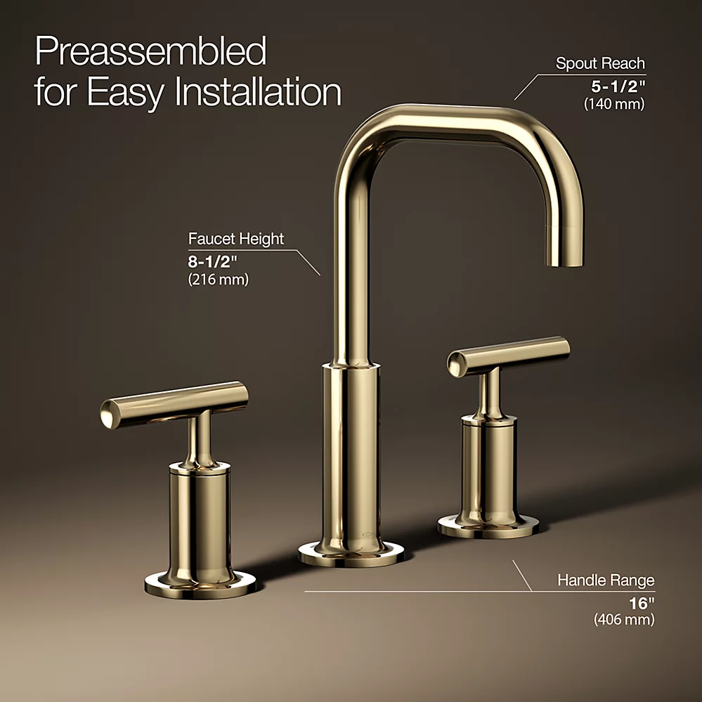 Kohler 14406-4-AF Purist Lav Faucet