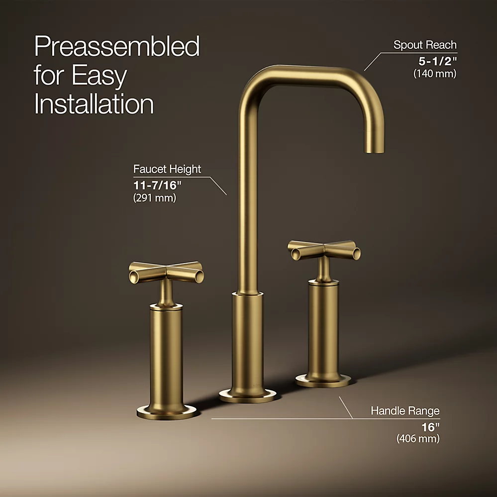 Kohler 14408-3-2MB Purist Lavatory Faucet