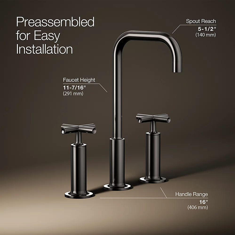 Kohler 14408-3-TT Purist Lav Faucet