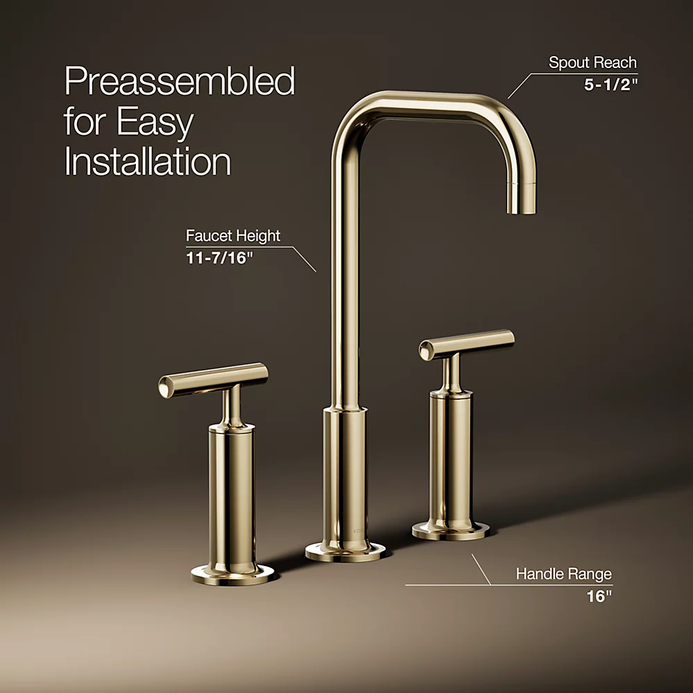 Kohler 14408-4-AF Purist Lav Faucet