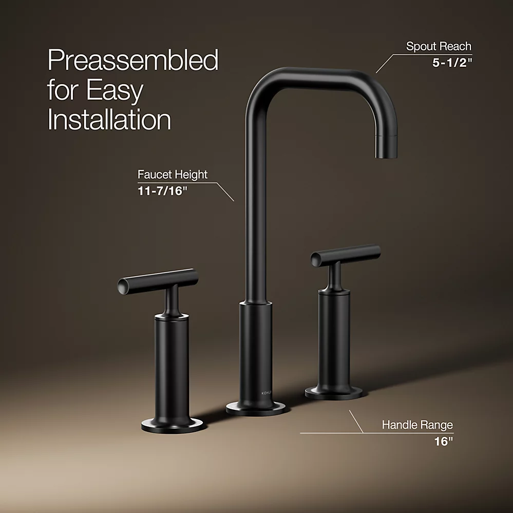 Kohler 14408-4-BL Purist Lavatory Faucet