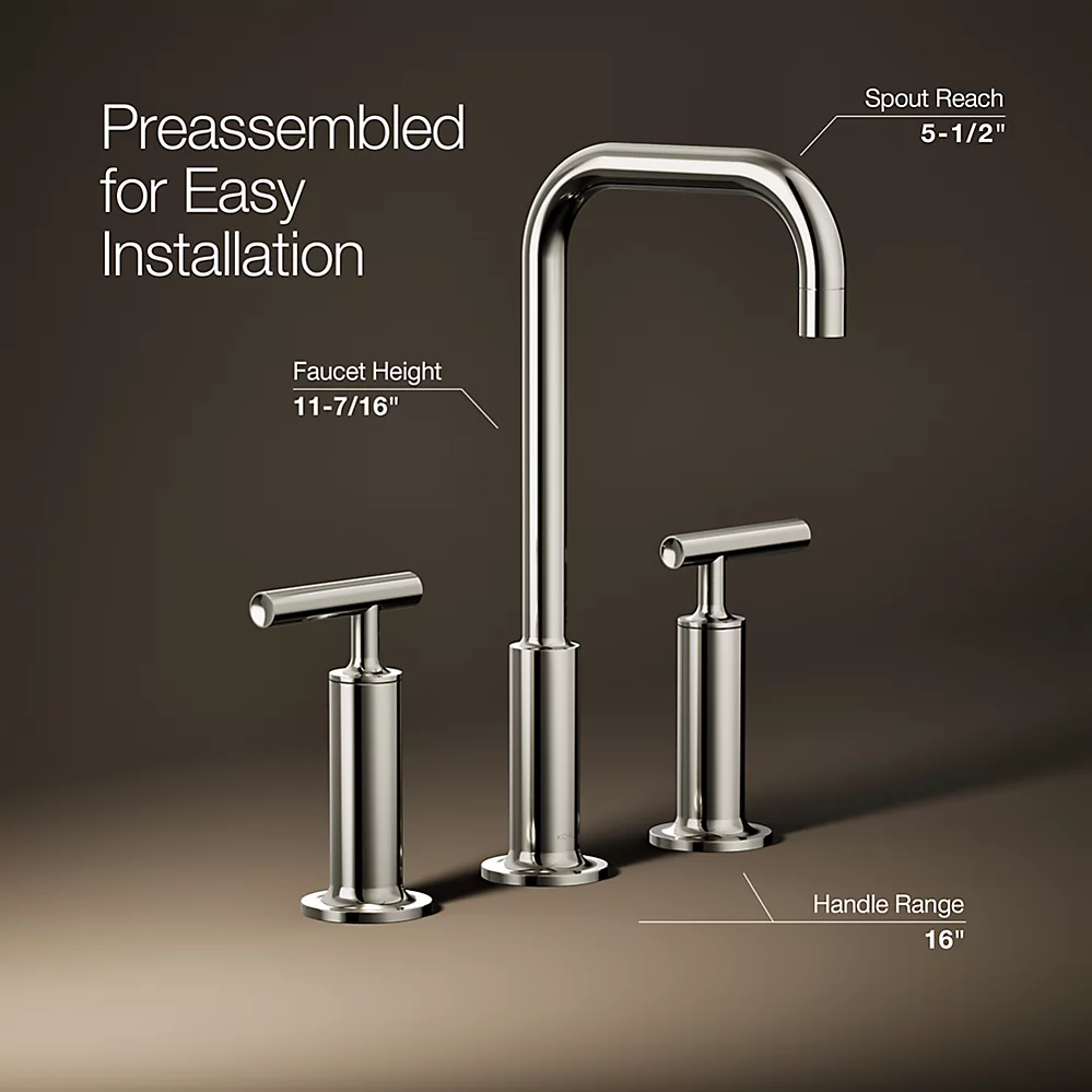 Kohler 14408-4-SN Purist Lavatory Faucet