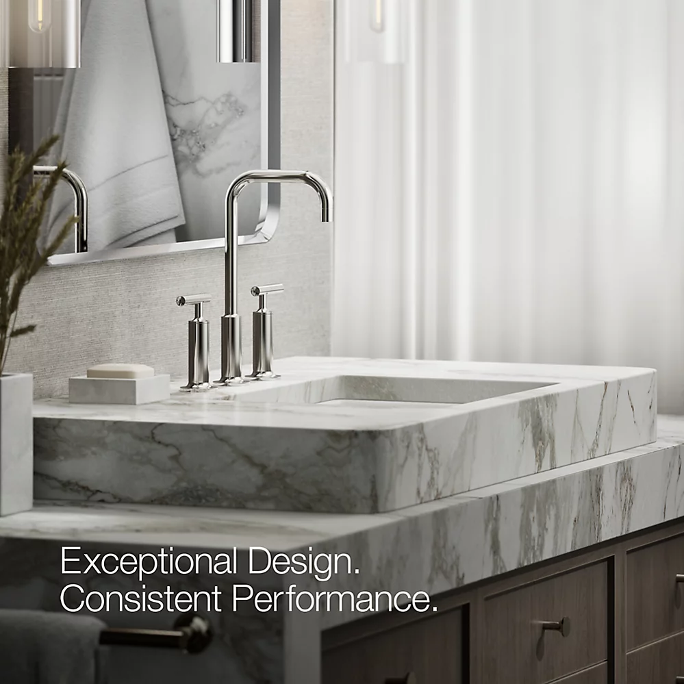 Kohler 14408-4-SN Purist Lavatory Faucet
