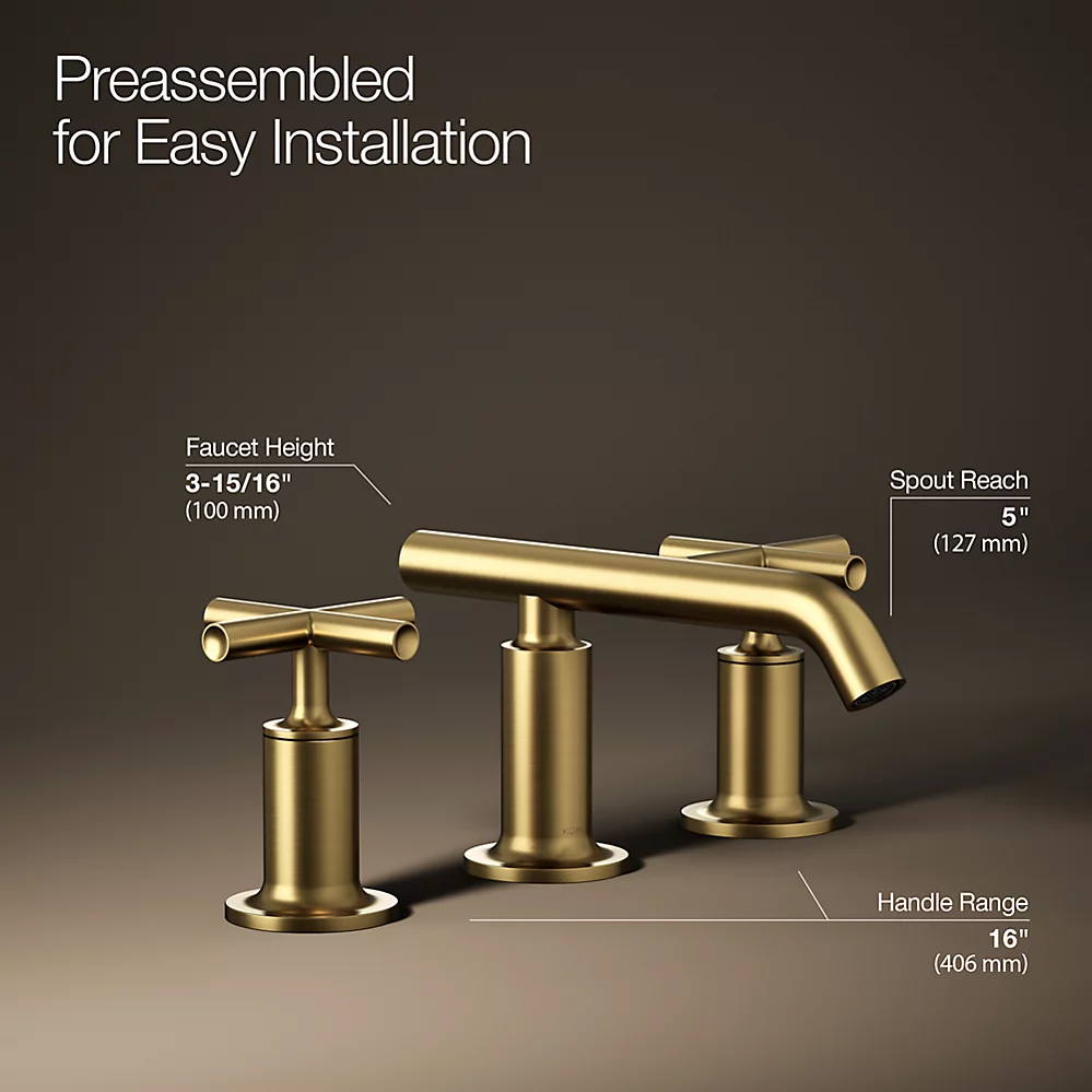 Kohler 14410-3-2MB Purist Lavatory Faucet