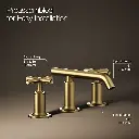 Kohler 14410-3-2MB Purist Lavatory Faucet