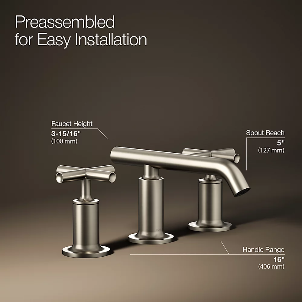 Kohler 14410-3-BN Purist Lavatory Faucet