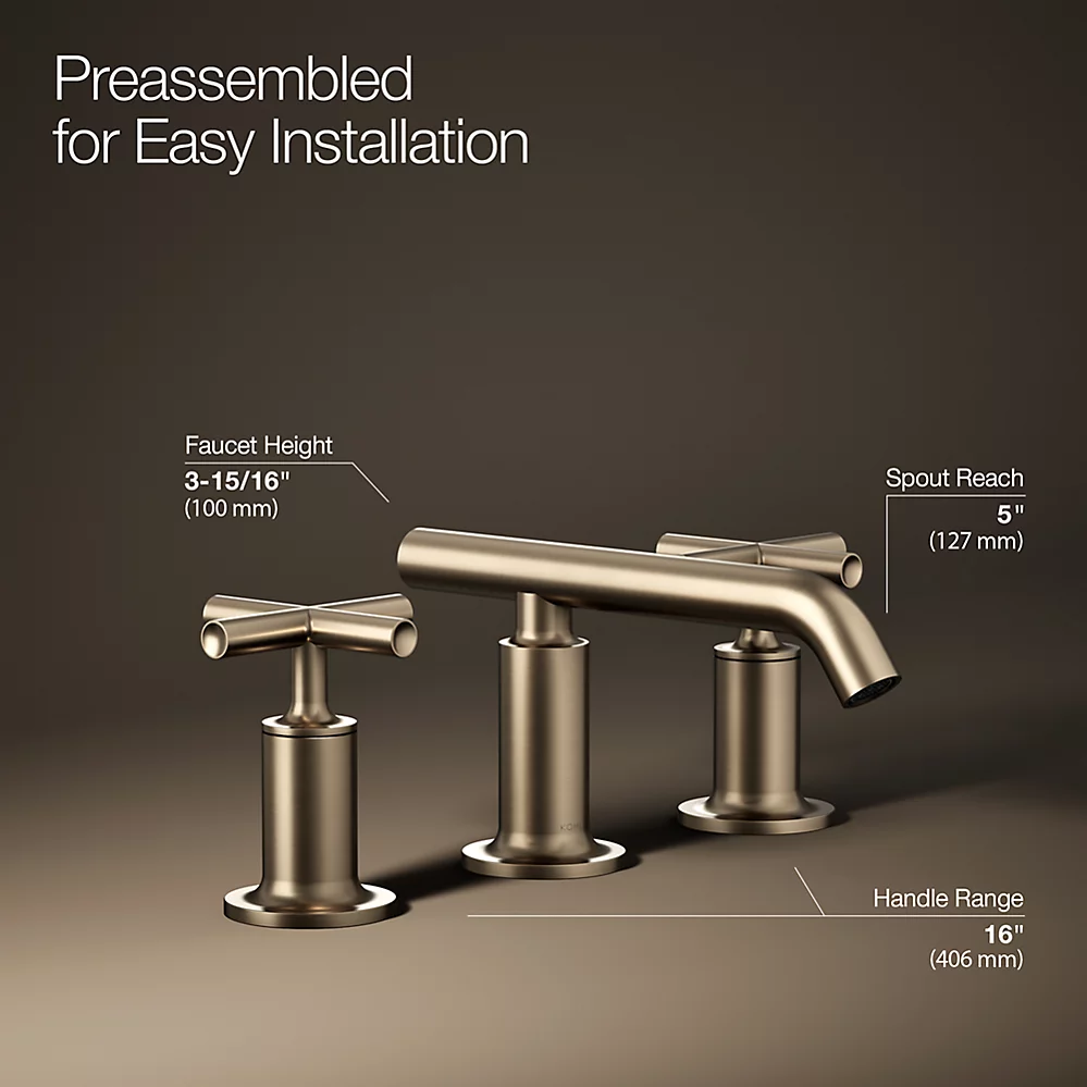 Kohler 14410-3-BV Purist Lavatory Faucet