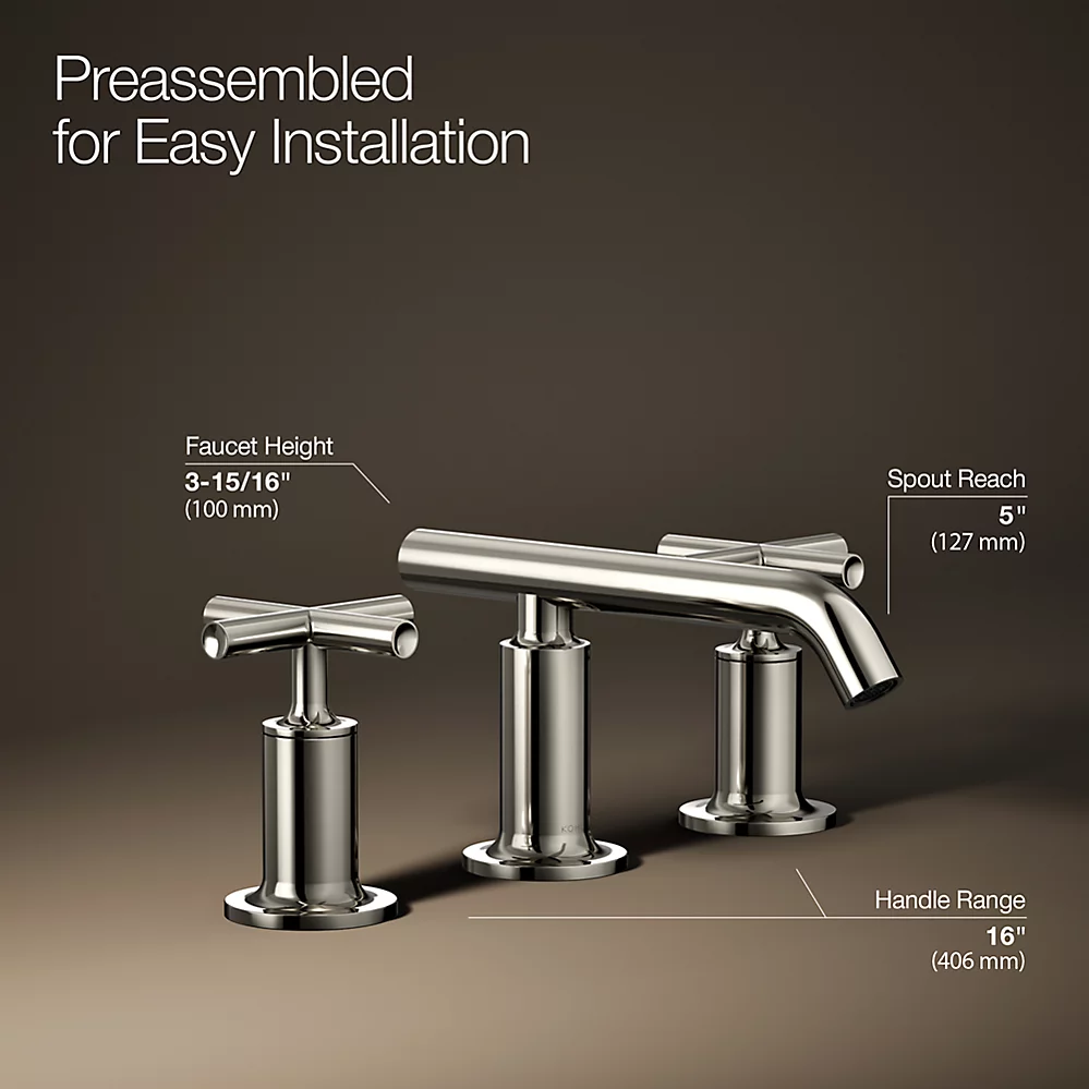 Kohler 14410-3-SN Purist Lavatory Faucet
