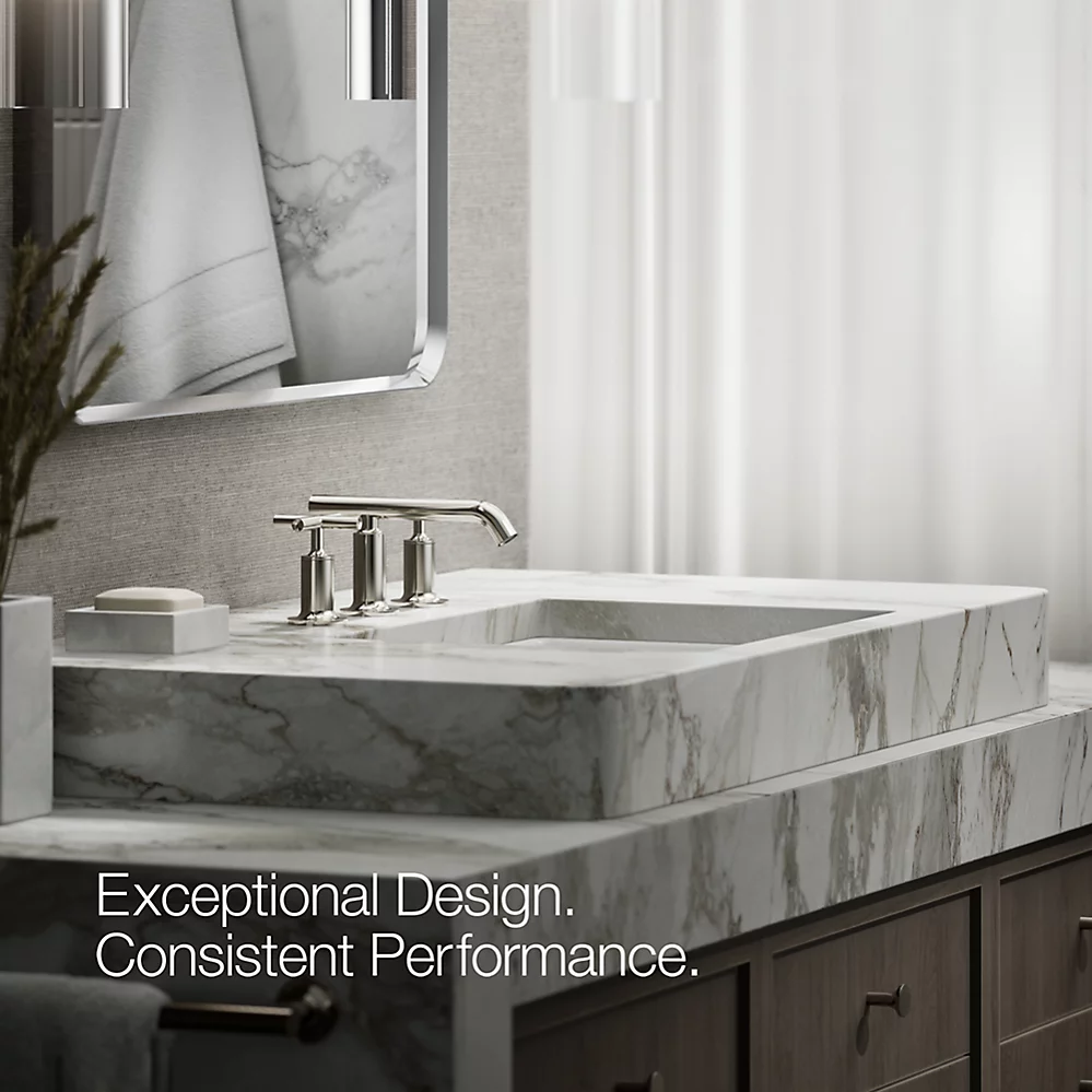Kohler 14410-3-SN Purist Lavatory Faucet