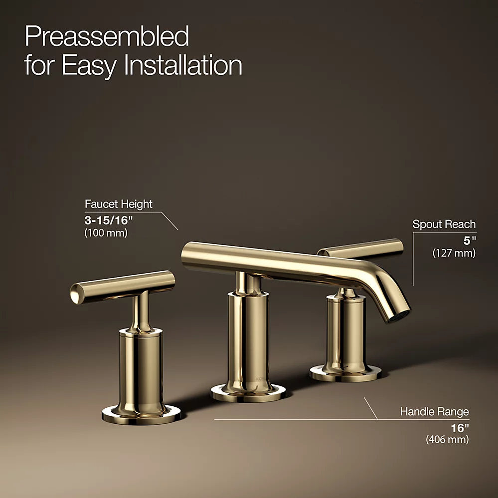 Kohler 14410-4-AF Purist Lavatory Faucet