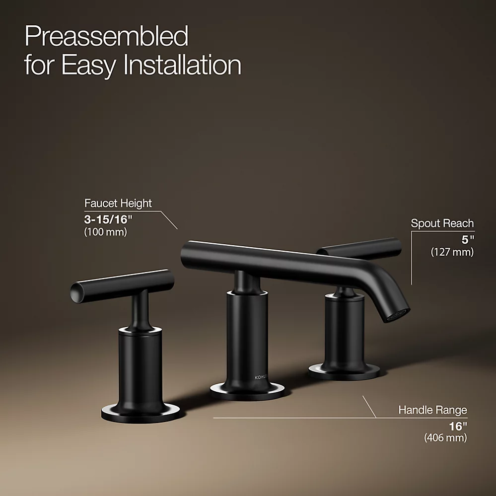 Kohler 14410-4-BL Purist Lavatory Faucet