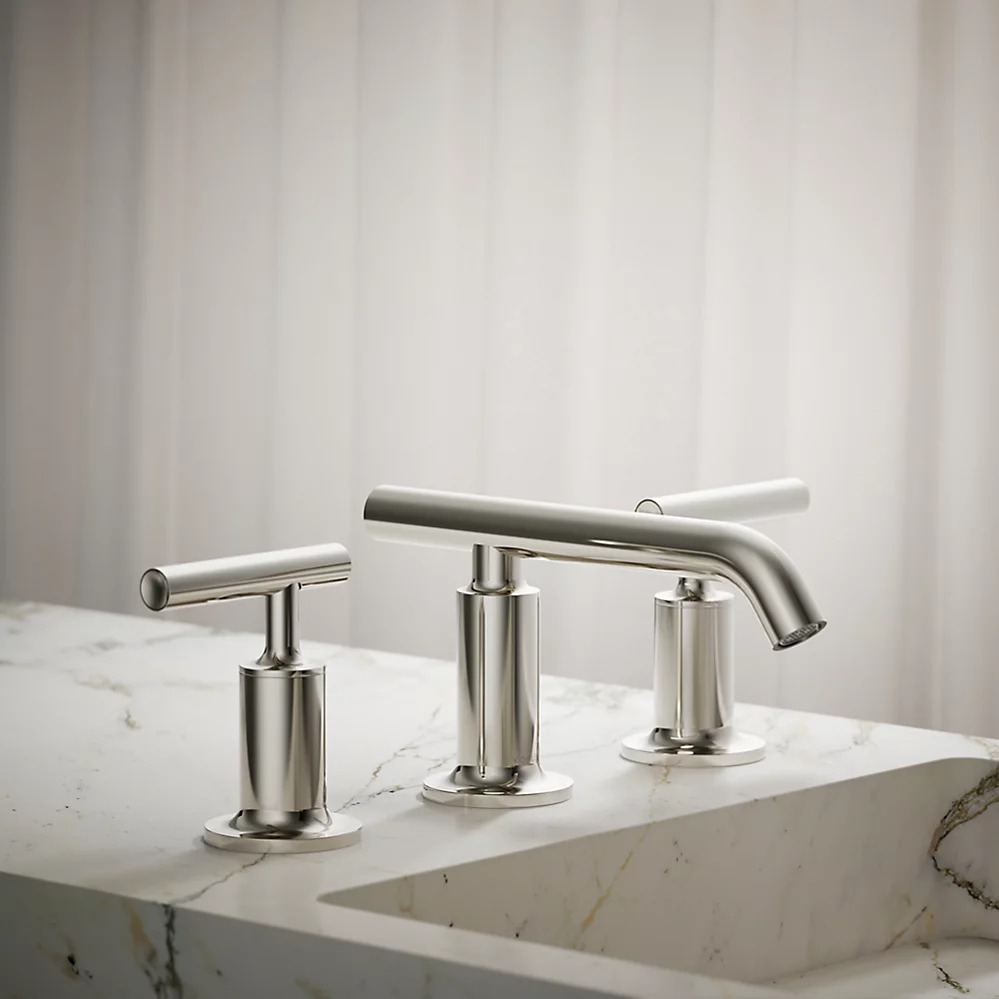 Kohler 14410-4-SN Purist Lavatory Faucet