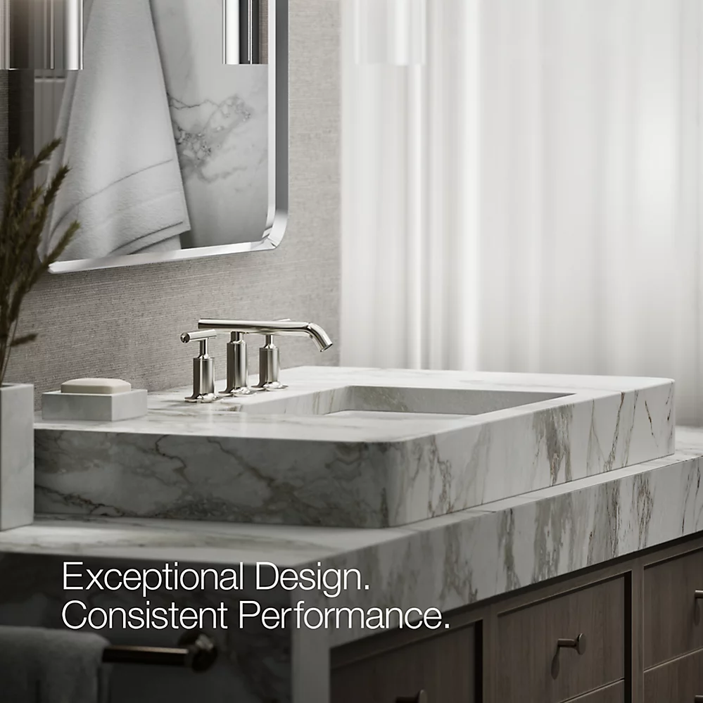 Kohler 14410-4-SN Purist Lavatory Faucet