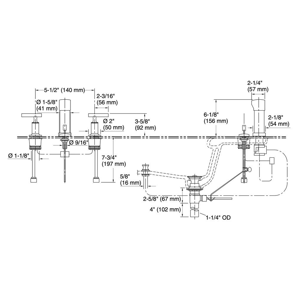Kohler 14431-4-2MB Purist Bidet Faucet