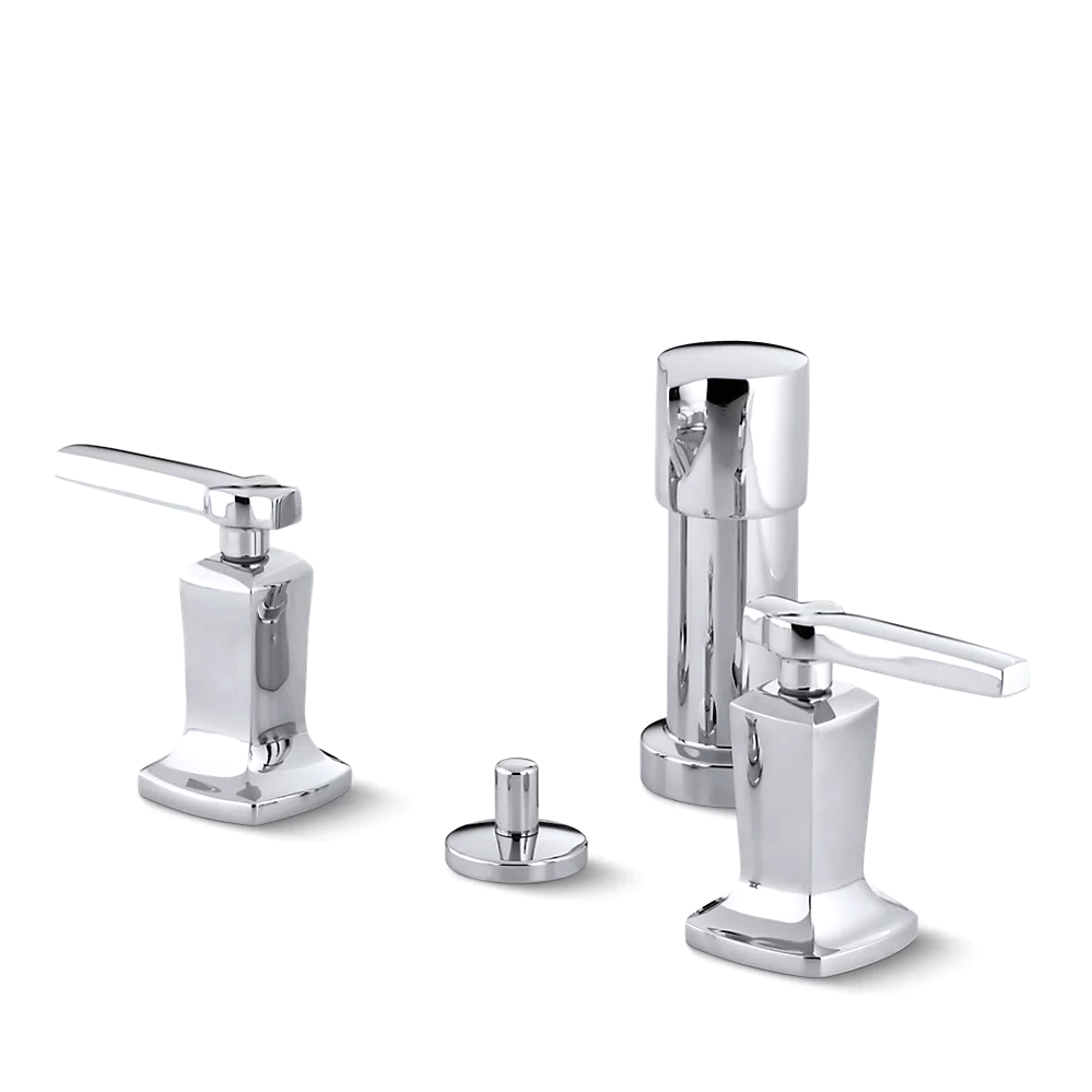 Kohler 16238-4-CP Margaux Widespread Bidet Faucet