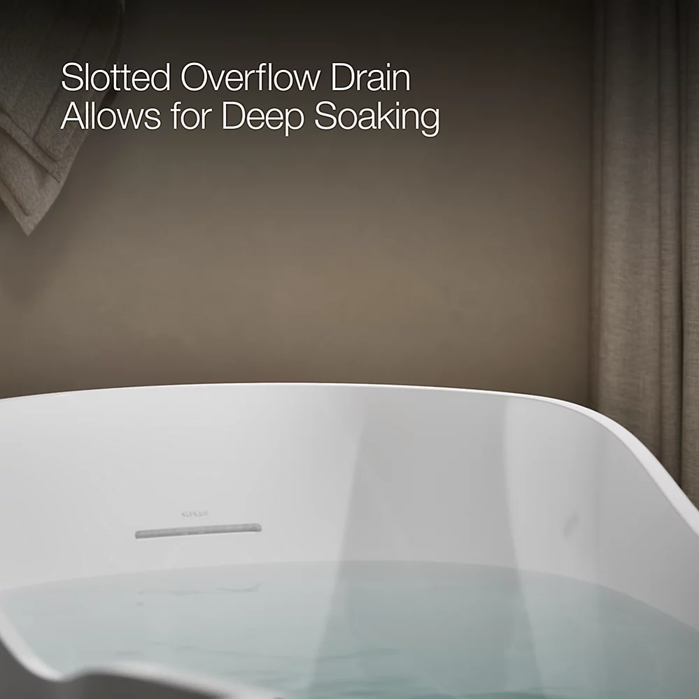 Kohler 1800-0 Abrazo Freestanding Bath