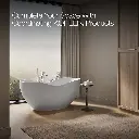 Kohler 1800-HW1 Abrazo Freestanding Bath