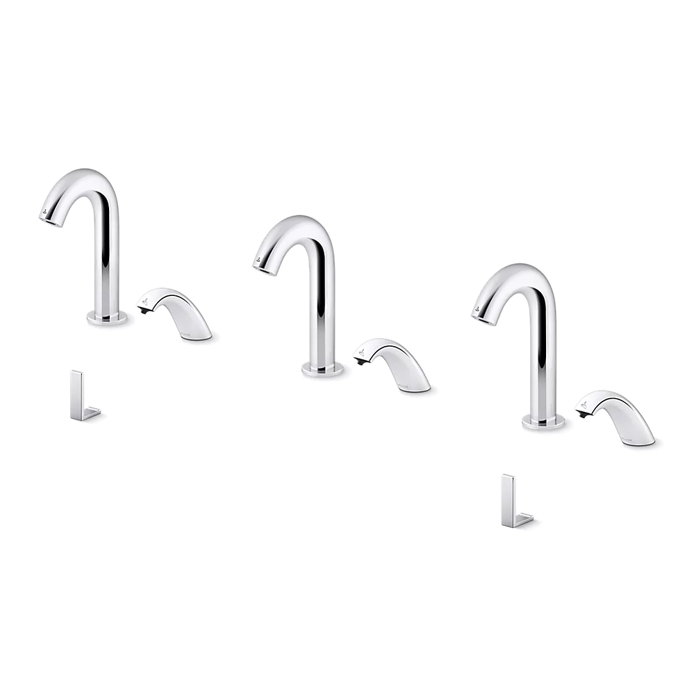 Kohler 181033-BB1-CP Constellation Oblo 90 Trough Dm
