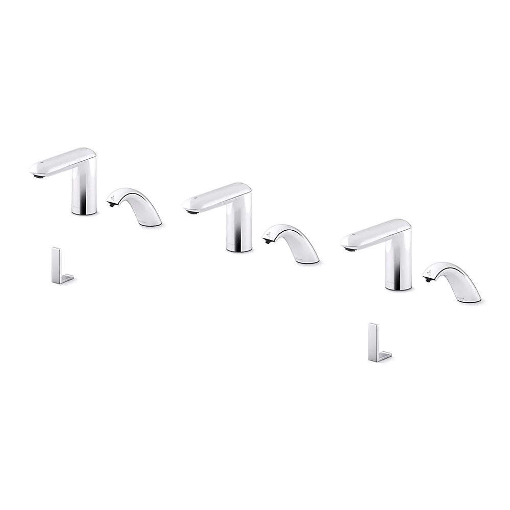 Kohler 181033-BK1-CP Constellation Kumin 90 Trough Dm