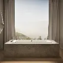 Kohler 1821-W1-96 Underscore Bask Di 66X32 Bath
