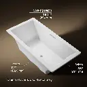 Kohler 1834-0 Underscore 72X36 Bath