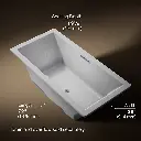 Kohler 1834-W1-95 Underscore Bask Di 72X36 Bath