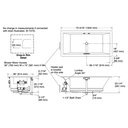 Kohler 1835-GHW-96 Underscore Heated Bbm Bask 6' Bath